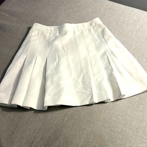 White skirt